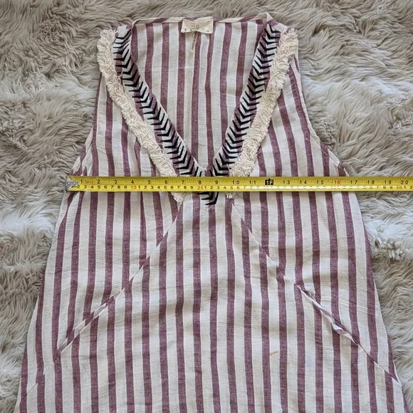 ETWO Striped fringe dress - Picture 8 of 9